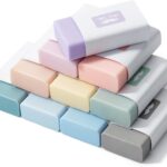 muted morandi erasers